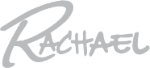 logo of rachel ray ventures in grayscale