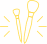 small logo of brushes