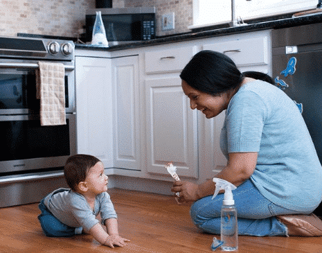 Disinfecting Kitchen Oven, Stove and Microwave