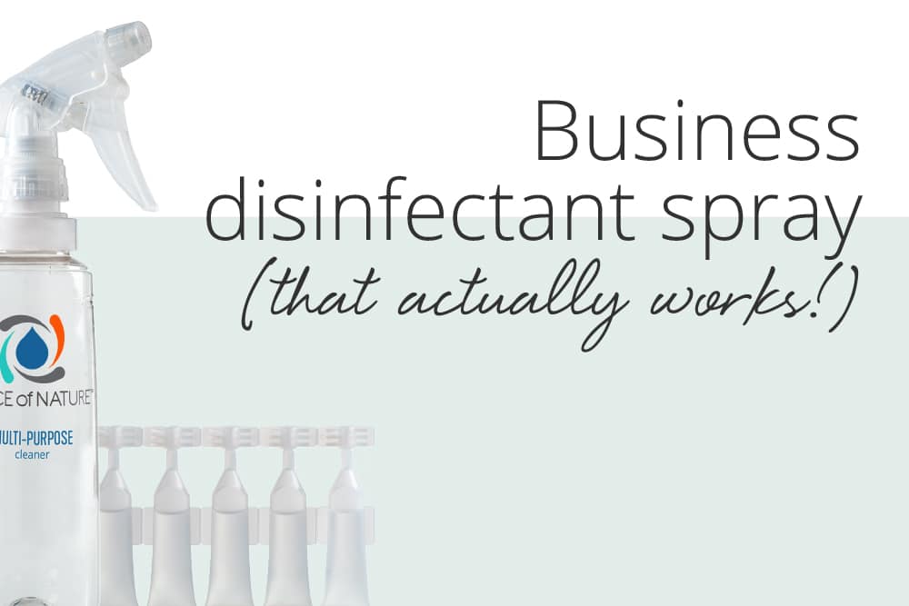  A Business Disinfecting Spray That Actually Works + You Can Make it On-Demand