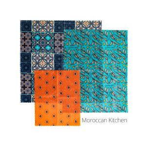 Moroccan kitchen beeswax wraps