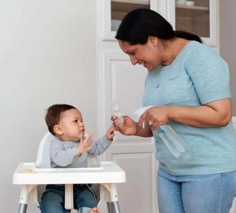 Babies + Cleaning Chemicals