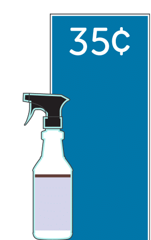 spray bottle of Formula 409 brand product