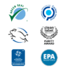 Force of Nature certifications from Green Seal, Carbon Neutral, EPA, Clean Label, Leaping Bunny