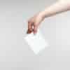 1 Force of Nature Eco-Friendly Laundry Detergent Sheet held in a hand