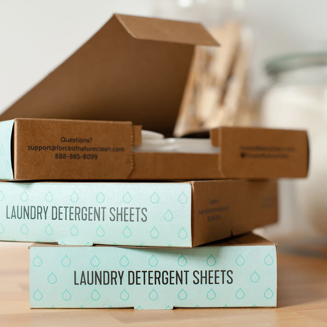 Force of Nature Eco-Friendly Laundry Detergent Sheets