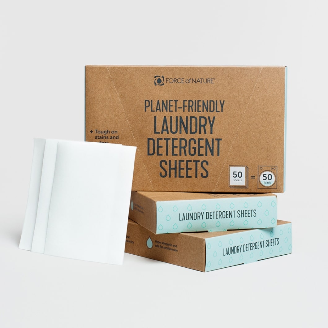 Pursonic Eco Laundry Sheets – Natural Laundry Detergent Sheets w/Powerful  Cleaning Power, Fresh Linen Scent - Washer Sheets Detergent - (30-Pack) 