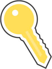 icon of a house key