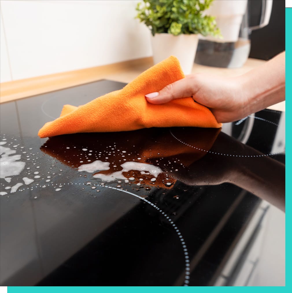 image of grease on glass