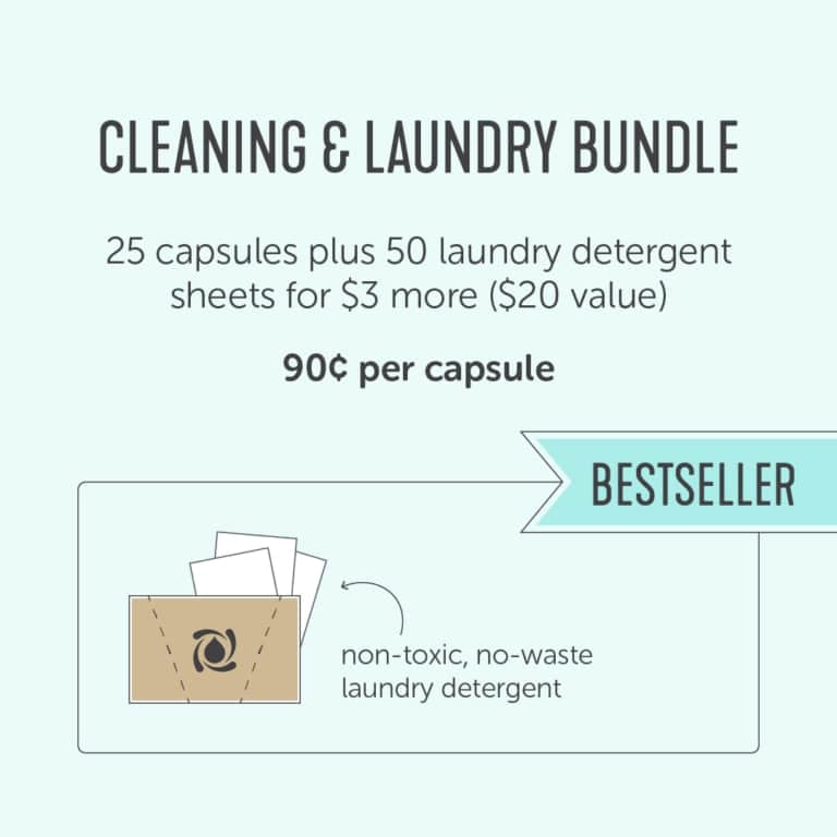 Force of Nature Cleaning & Laundry Bundle | Cleaner + Laundry Sheets