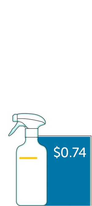 spray bottle of Seventh Generation brand product