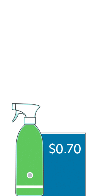 spray bottle of Windex brand product