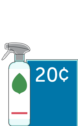 spray bottle of Seventh Generation brand product