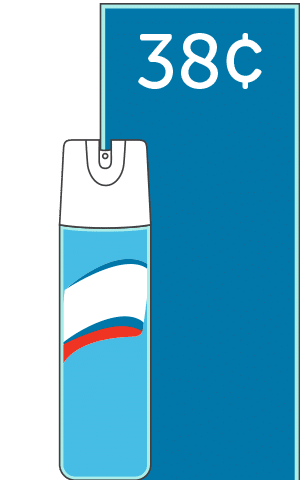 spray bottle of Lysol Disinfectant Spray brand product