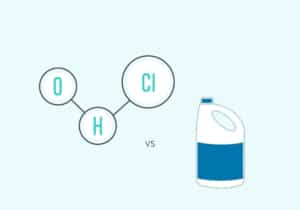 Is hypochlorous acid as effective as bleach?